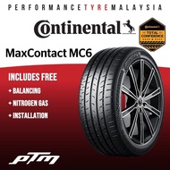 255/40R18 Continental MaxContact 6 MC6 Tyre (FREE INSTALLATION/INSTALLATION) Tire Tayar 255 40 18