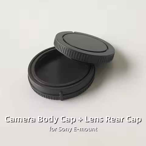 Camera Body Cap Lens Mount Cap for Sony NEX-3 NEX-5 NEX-6 NEX-7 ZV-E10 A6100 A6300 A6400 A6500 A6600