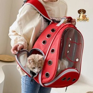 Pet Carrier/ Pet Bagpack Transparent (Cat Face) - Pet Dog Cat Carrier Anti-Scratch Bag