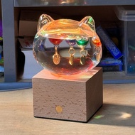 High-value Cat Galileo Thermometer Ornaments Creative Home Decoration Classmates Friends Birthday Gi