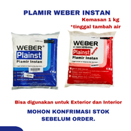 Plamir Tembok Weber instan 1 kg Plamir Instan Plamir Weber