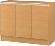 IWATSUKI Storage Shelf with Door to Order Storage Shelves Medium Brown Width 17.7-47.2 inches (45-12