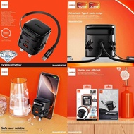 Moxom Charger MX-HC241 Rekaan Kabel TYPE-C boleh Tarik Charger PD25W Changer with Built-in TYPE-C 70