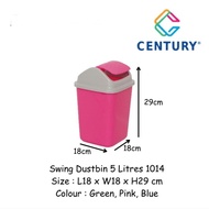 Swing Dustbin 1014 5 Liter
