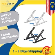 READY STOCK | Laptop Stand Portable Adjustable Tablet Holder Foldable Cooler for ASUS HP Dell Acer