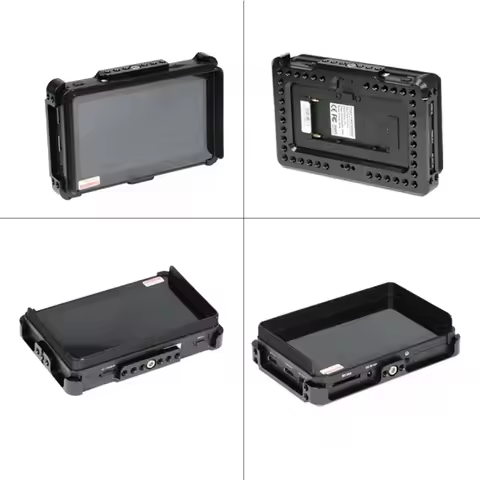 HDRIG Camera Monitor Cage for FeelWorld F6 Plus 5.5"/6" Protective Bracket Form-fitting Exclusive Us
