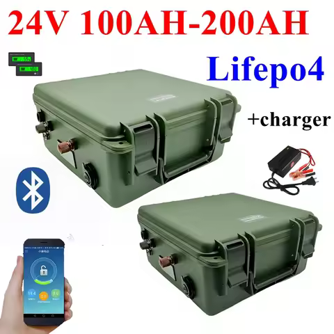 24V 100AH 120AH 150AH 200AH LiFePO4 Battery 24V lifepo4 battery 24v lithium battery Lithium iron pho