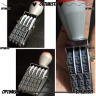 OPTIMISTI8E Roller Stamps, Personalized 3 ,4 or 5 Digit Number Number Stamp, Multi-Function Changeab
