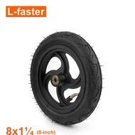 8" Pneumatic Wheel With Inner Tube For Kickscooter Scooter Wheel Size 8x1 1/4