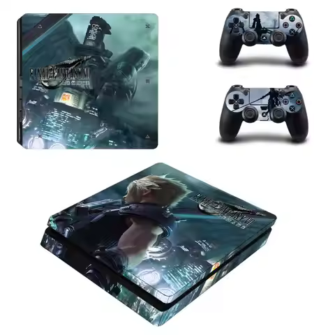 Final Fantasy PS4 Slim Stickers Play station 4 Skin Sticker Decals For PlayStation 4 PS4 Slim Consol