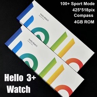 Smartwatch 2024 New Original Hello Watch 3 Plus ULTRA 49mm AMOLED 4G ROM NFC GPT Compass Bluetooth C