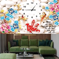 Happy ring stone painting DF804 - size: 60 * 40cm. (UNWORKED PAINTING)