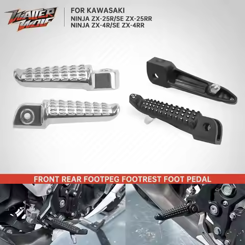Z250 Z400 Z500 Motorcycle Footpeg Footrest For Kawasaki Ninja 400 250 ZX-4R ZX-25R ZX-10R ZX10RR 25R