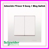 VIVACE 2 GANG 1 WAY SWITCH