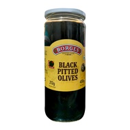 Borges Pitted Black Olives 340g