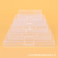 Rectangular pp Transparent Plastic Business Card Storage Box Case Card Box Plastic Packaging Box pp 
