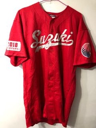 Reward日本品牌Suzuki   2018 字樣手縫#14 棒球Jersey 運動Jersey
