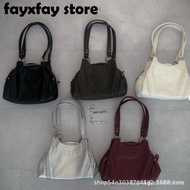 √ Ready Stock √ ason Stray Bag Blogger Same Style Korea 24FW Leather mini Motorcycle Shoulder Armpit