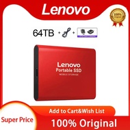 Lenovo External Hard Drive Portable SSD USB3.1 Solid State Hard Disk 64TB 16TB 8TB High-Speed Storag