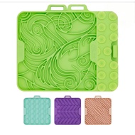 Puzzle Mat Flex Stitching Slow Food Licking Mat-Green L4 Labyrinth Ultimate Pet Toy Placemat Dog Edu