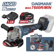 Dagmara DAG03 100mm Cordless Angle Grinder Brushless Grinder Cutting Machine Grinding Machine Batter