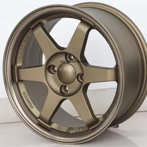 High-end Custom 5x100 5x112 5x114.3 Forged Car Rims Bronze 17 18 19 20 Inch TE37 Saga Wheels Forged 