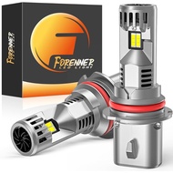 Fahren Mentol LED 9007/HB5 yang telah dinaik taraf, 1200% lebih terang 6500K Putih Sejuk, Saiz Mini 