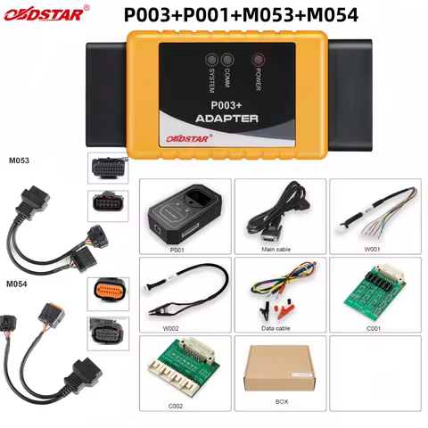 OBDSTAR P003+ Adapter MS80 MOTOMASTER Special Kit P001 P002 M053 M054 Works with MS80 STD BASIC for 