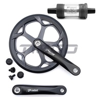 จักรยานพับได้ Prowheel Fixie 1x จานปั่น52ตันเดี่ยว Cahinring สี่เหลี่ยมเรียว165มม. ข้อเหวี่ยงแขนอะลู