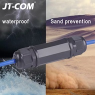 JT-COM Waterproof RJ45 Connector IP67 Ethernet LAN Cable Coupler Adapter Plug Socket Double Head Ext