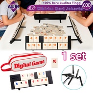 106 Tiles/Set Rummikub Board Game Original Portable Digital Mahjong Israel Tokoboardgame Family Boar