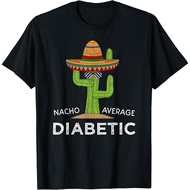 New Fashion Fun Cute Diabetes Joke Saying Funny Diabetic Joke Tee