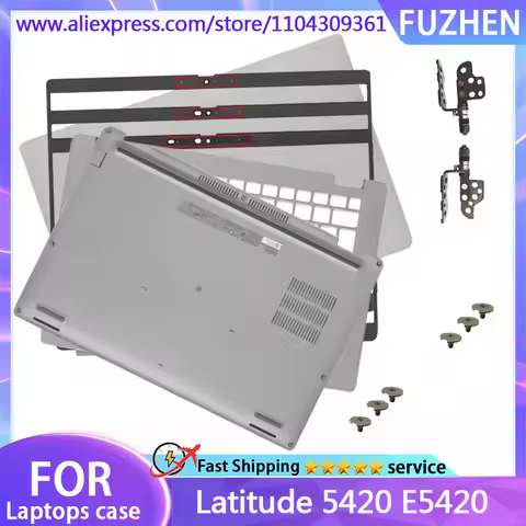 New Cover For Latitude 5420 E5420 14" LCD Back Cover Front Bezel Case Palmrest Bottom 0DW98X 063DTN 