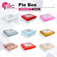 Pie box 8x8x2 inch (5 pcs, 10 pcs)