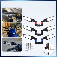 Side Mirror Wind Winglet Cermin Sisi CNC Alloy Adjustable Yamaha Honda NVX XMAX NMAX Y15ZR LC135 Y16