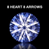 ⚡Sale⚡European Cut Round 8 Hearts & 8 Arrows AAAAA White