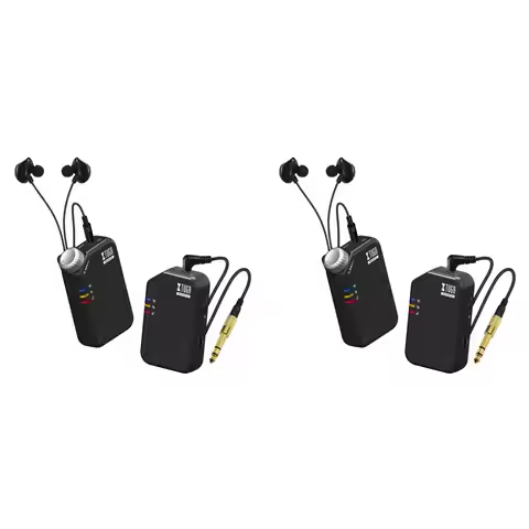 2X XTUGA 2.4G Professional Wireless In Ear Monitor System Transmitter Receiver For Studio Live Perfo