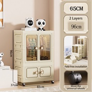 MILE Clothes Cabinet Large Capacity Clothes Hang Cabinet With Drawer Storage Wardrobe Almari Baju 衣柜