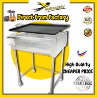 Metallogy New STAINLESS STEEL Gas Stove Stand + Rectangular Roti Canai Hot Burger Plate Pan Kuali Le