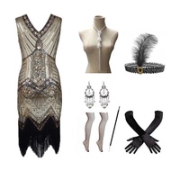 Great Gatsby Costume for Women Holiday Christmas Party Flapper Dress Roaring 20s Twenties 1920s