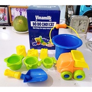 Sand Shovel Toy Set for Children Going to the Beach, Park or in the Sand Field (HKM Vinamilk) for Ac