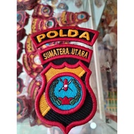 3D Embossed North Sumatra Regional Police logo