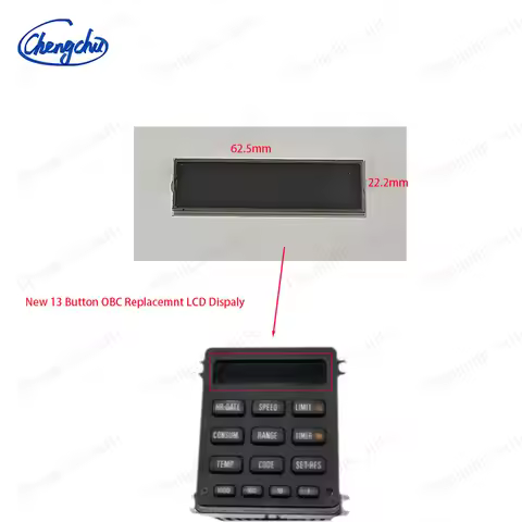Car LCD Display Screen 13 Button LCD Display for BMW E28 E30 E28 OBC Board screen 325i 325e 325is 32