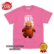 Kaos Baju Anak Turning Red Bahan Premium