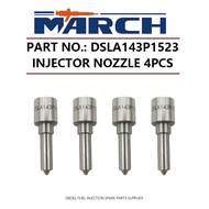 4pcs Diesel Fuel Injector Nozzle Tip DSLA143P1523 for Cummins DAF CF LF 6.7d 3.9d GR165 FR118 044512