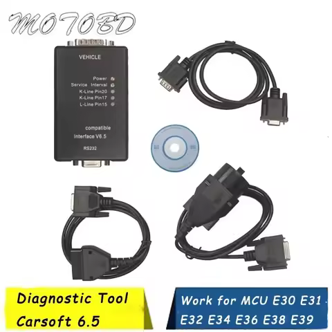 Professional Diagnostic Tool for Bmw Carsoft 6.5 Carsoft V6.5 for MCU E30 E31 E32 E34 E36 E38 E39 E6
