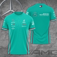 NEW! Mercedes F1 Racing AMG Petronas AOP 3D T-Shirt Gift For True Fan Size XS-5XL