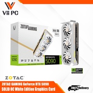 ZOTAC GAMING GeForce RTX 5090 SOLID OC White Edition 32GB GDDR7 PCI Express 5.0 x16 3 x DisplayPort 