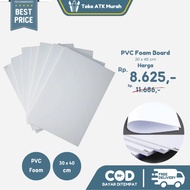 PVC Board 30 x 40 cm / PVC Board / 1 mm / 2mm / 3mm / 4mm / 5mm Foam Board