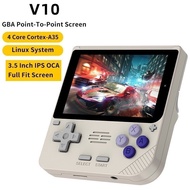 POWKIDDY V10 Handheld Game Console 3.5 Inch IPS Retro Opendinglinux Handhelds Children's GiftsHT99 M